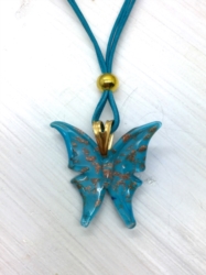 Collana farfalla turchese con avventurina []