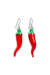 Orecchini Peperoncino Pendenti Medi []