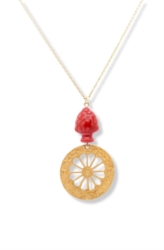 Collana lunga Pigna con Ruota []